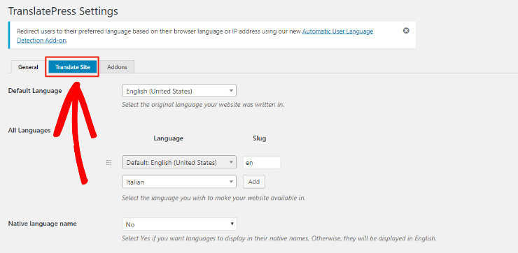 TranslatePress 评测：它是最好的翻译插件吗？ translate-site-button-start20251119_ -6