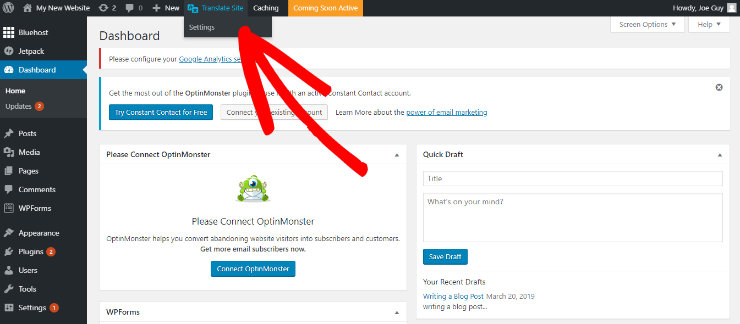 TranslatePress 评测：它是最好的翻译插件吗？ translate-site-button20251119_ -3