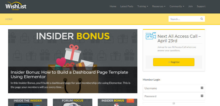 快速搭建 WordPress 网站（5 个简单步骤）如何从零开始制作网站 wishlist-insider-membership-site20251123_ -6