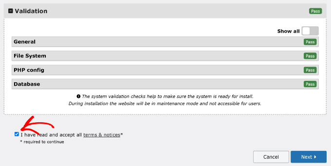 新手指南：如何从备份恢复 WordPress accept-terms-and-notices20251201_ -10
