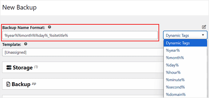 如何备份您的 WordPress 网站（终极指南） add-backup-name20251201_ -5