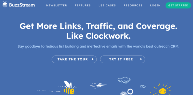 2025 年 7 款以上最佳电子商务网站 SEO 工具 buzzstream-homepage20251201_ -18