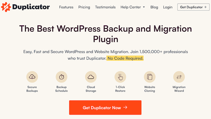 如何修复 WordPress 中的严重错误（分步指南） duplicator-backup-migration20251201_ -26