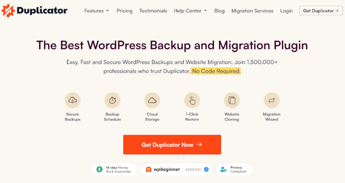 WordPress 更新导致网站崩溃？这里有一个 5 分钟回滚方案 duplicator-home20251201_ -1