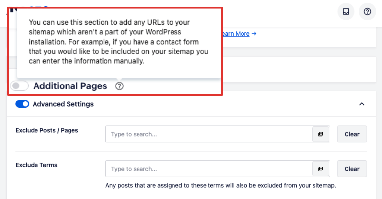 如何在2分钟内创建WordPress XML站点地图 sitemaps-advanced-settings20251201_ -14