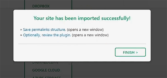 新手指南：如何从备份恢复 WordPress succesful-restoration-msg-in-allinonewpmigration20251201_ -23