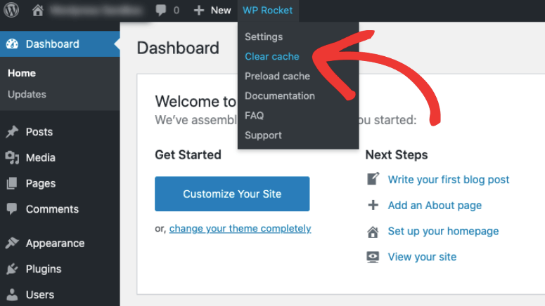 WP Rocket评测：它真的能提升网站性能吗？ wp-rocket-clear-cache20251205_ -8